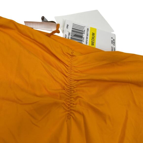 BECCA Color Code Adela Hipster Bikini Bottom Neon Orange Burst Medium NWT - Picture 7 of 7